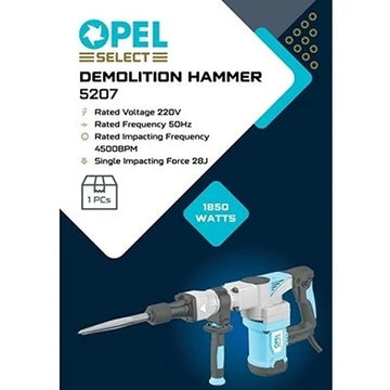 Opel Select 5207 1850W 7Kg Demolition Hammer