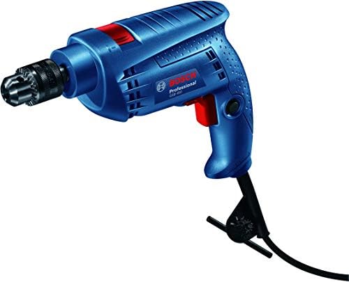 BOSCH GBM 350 Professional Rotary Drill , Wood & Metal Work (350 Watt Blue),