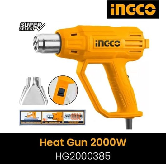 INGCO HG2000385 Heat gun, 2000W