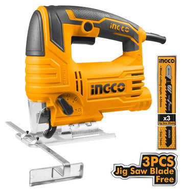 INGCO JS57028 JIG SAW 570W 3 Blades and Variable Speeds- Yellow and Black