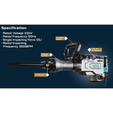 Opel Select 5211 1700W 17Kg Demolition Hammer