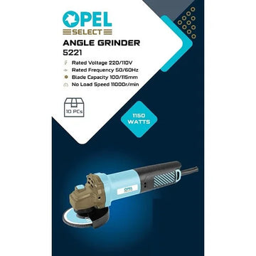 Opel Select 5221 1150W 4 Inch Angle Grinder