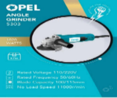 Opel 5303 4 inch 1020 Watt Angle Grinder