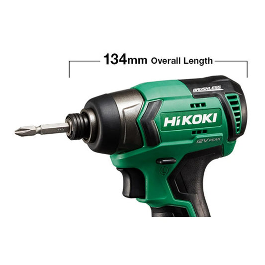 HIKOKI (Hitachi) WH12DD 10.8-12V Peak Cordless Impact Driver